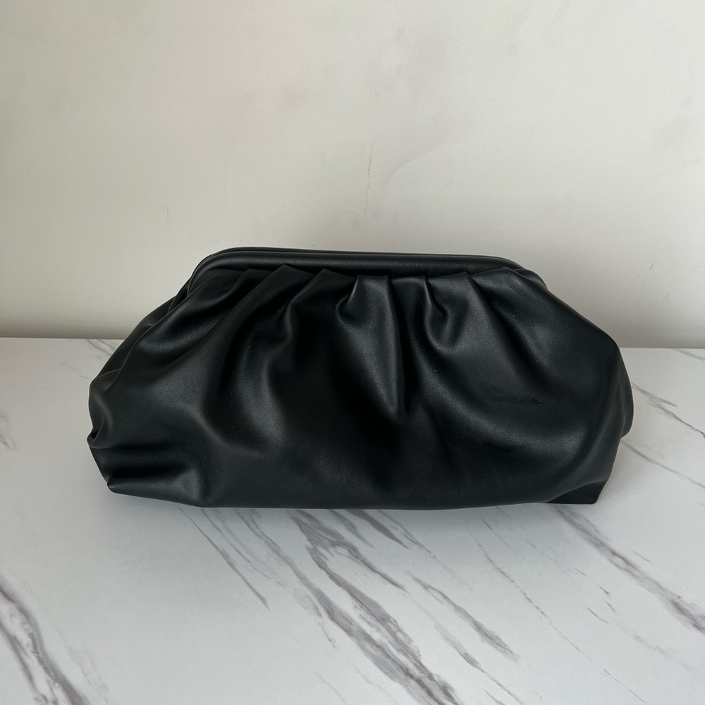 Black slouch bag